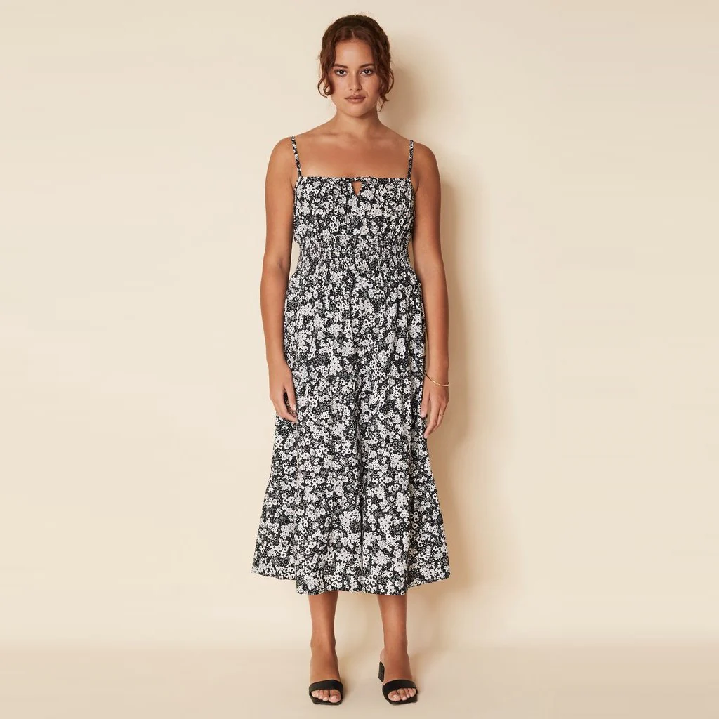 Canyon Midi Dress (Fiorella Floral)