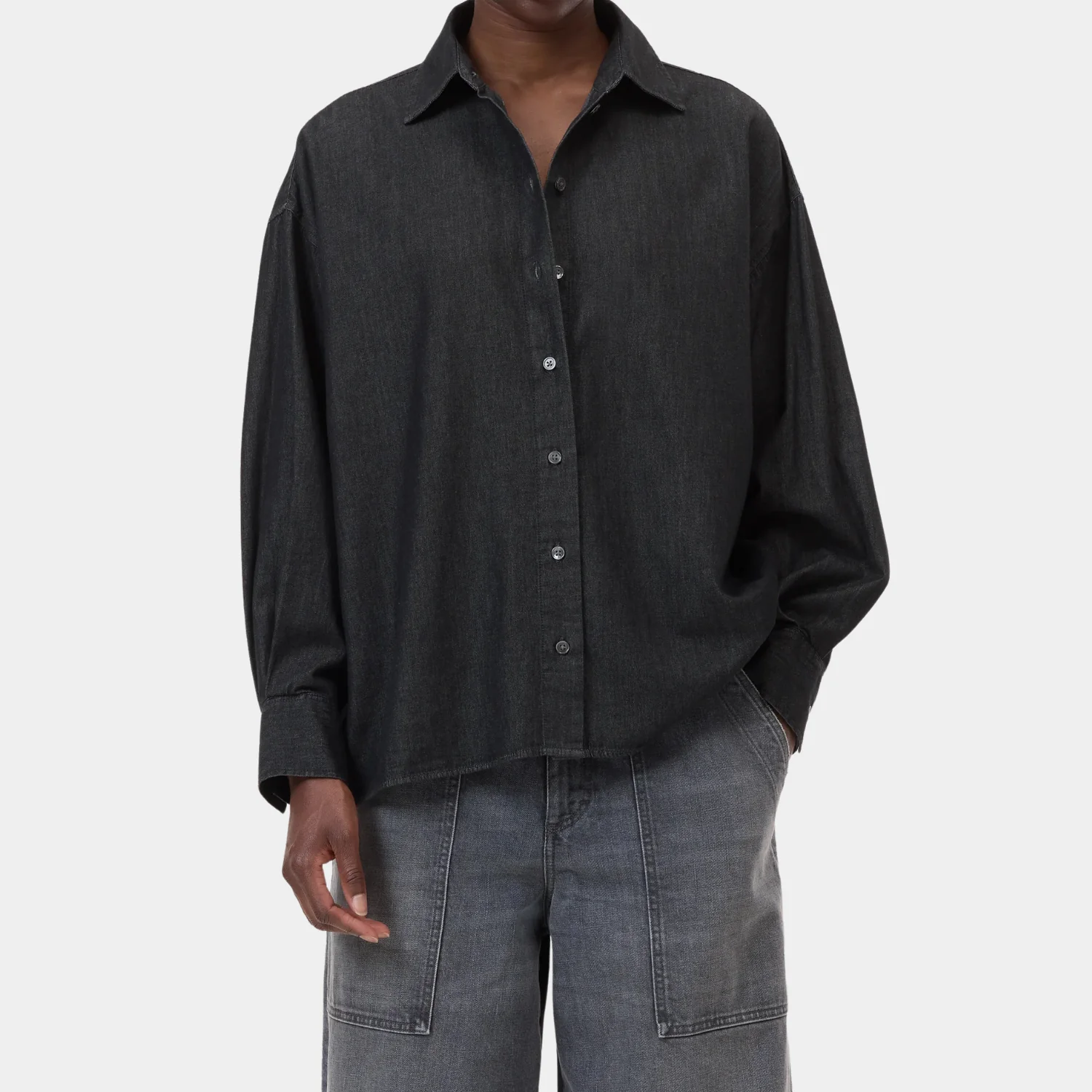 Cape Shirt (Mid Grey) - Image 5