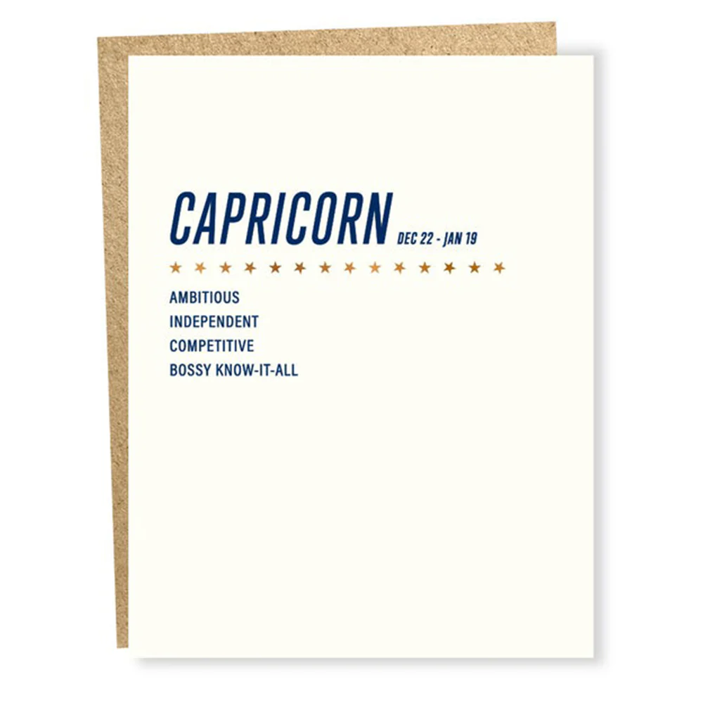 Capricorn Card
