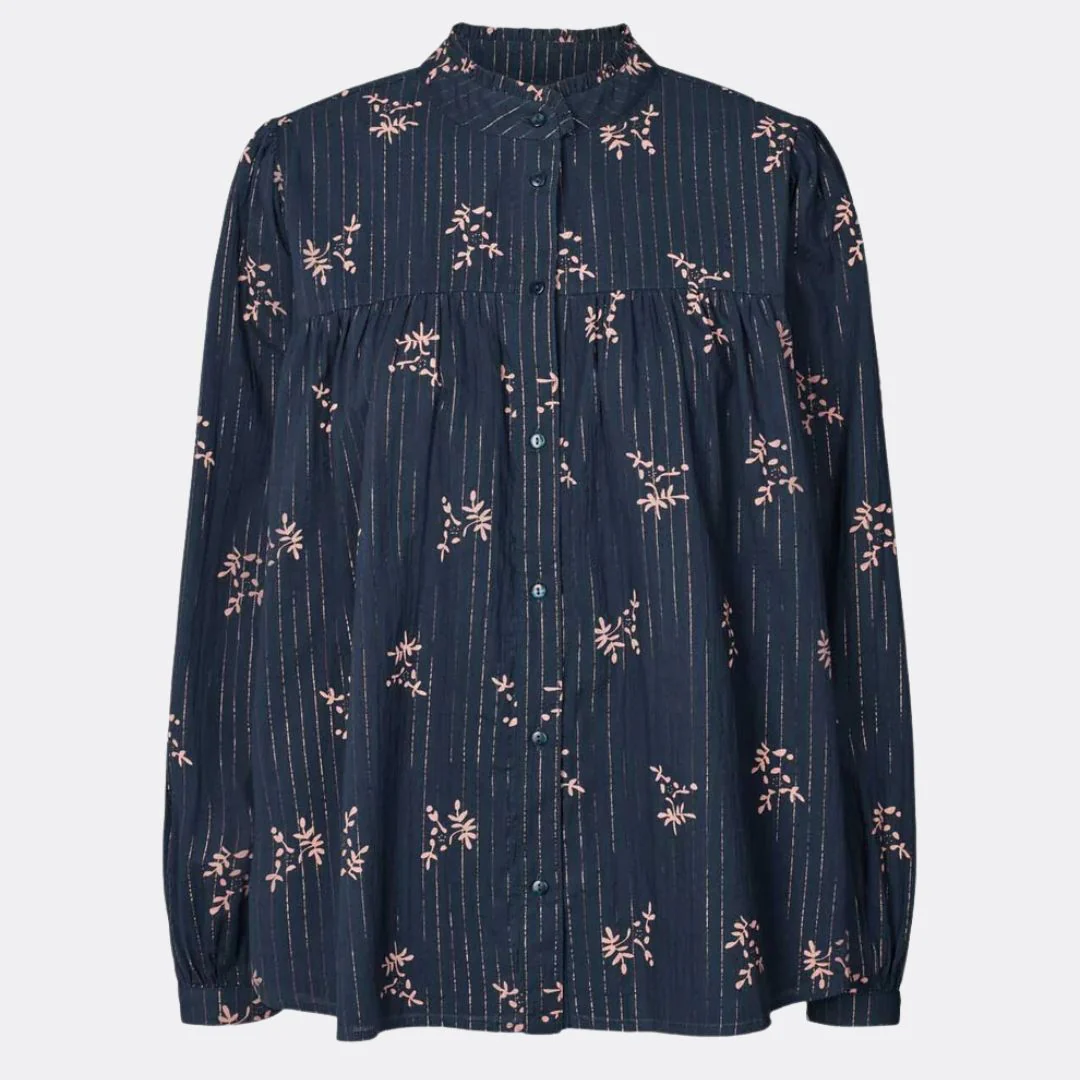 Cara Shirt (Navy) - Image 2