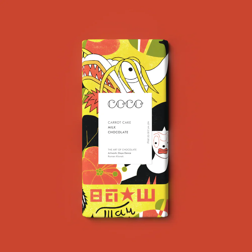 Carrot Cake Milk Chocolate Bar (80g)
