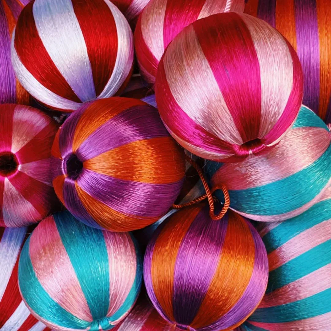 Small Corded Stripe Ornament - Image 4