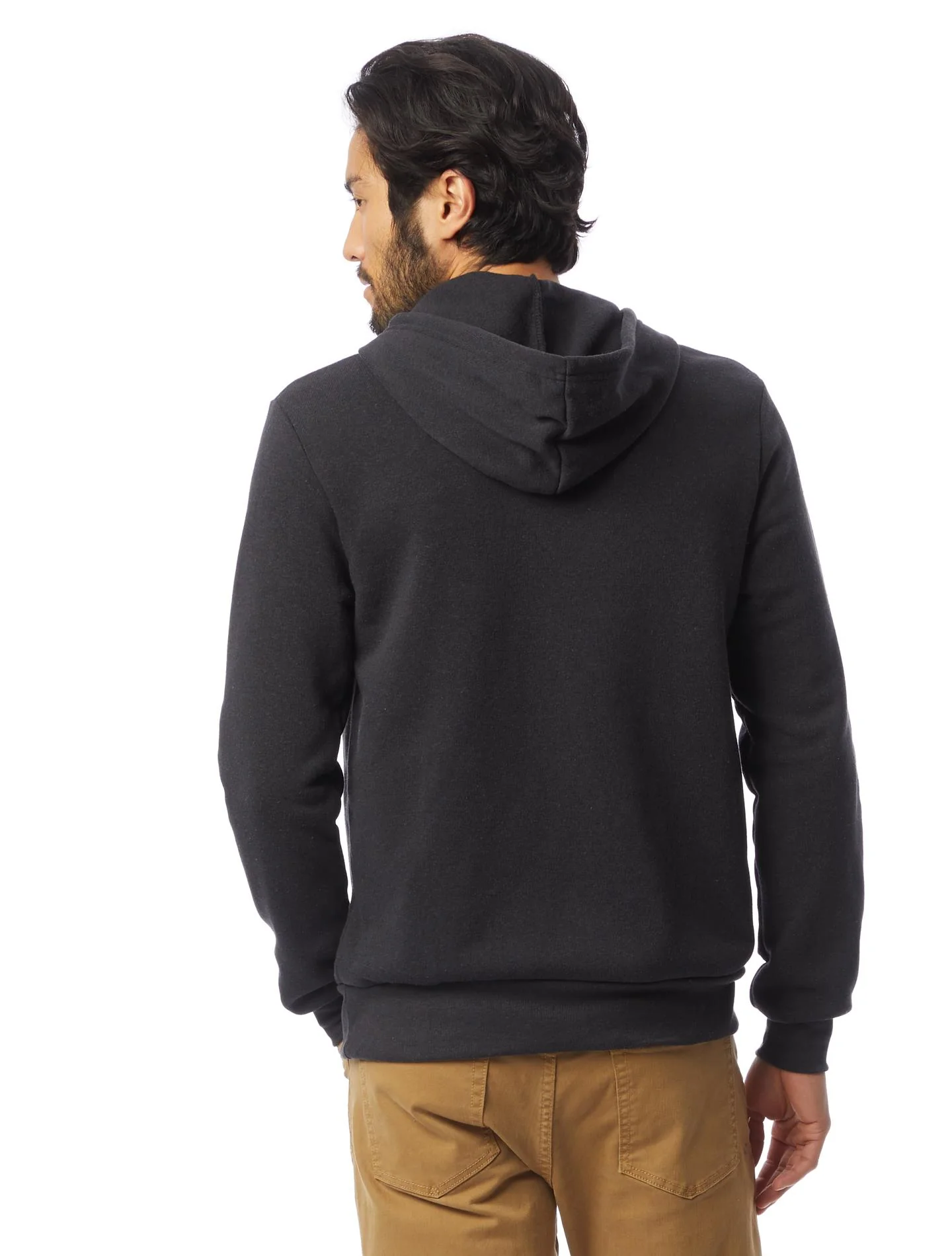 Challenger Eco-Fleece Pullover Hoodie (True Black) - Image 5