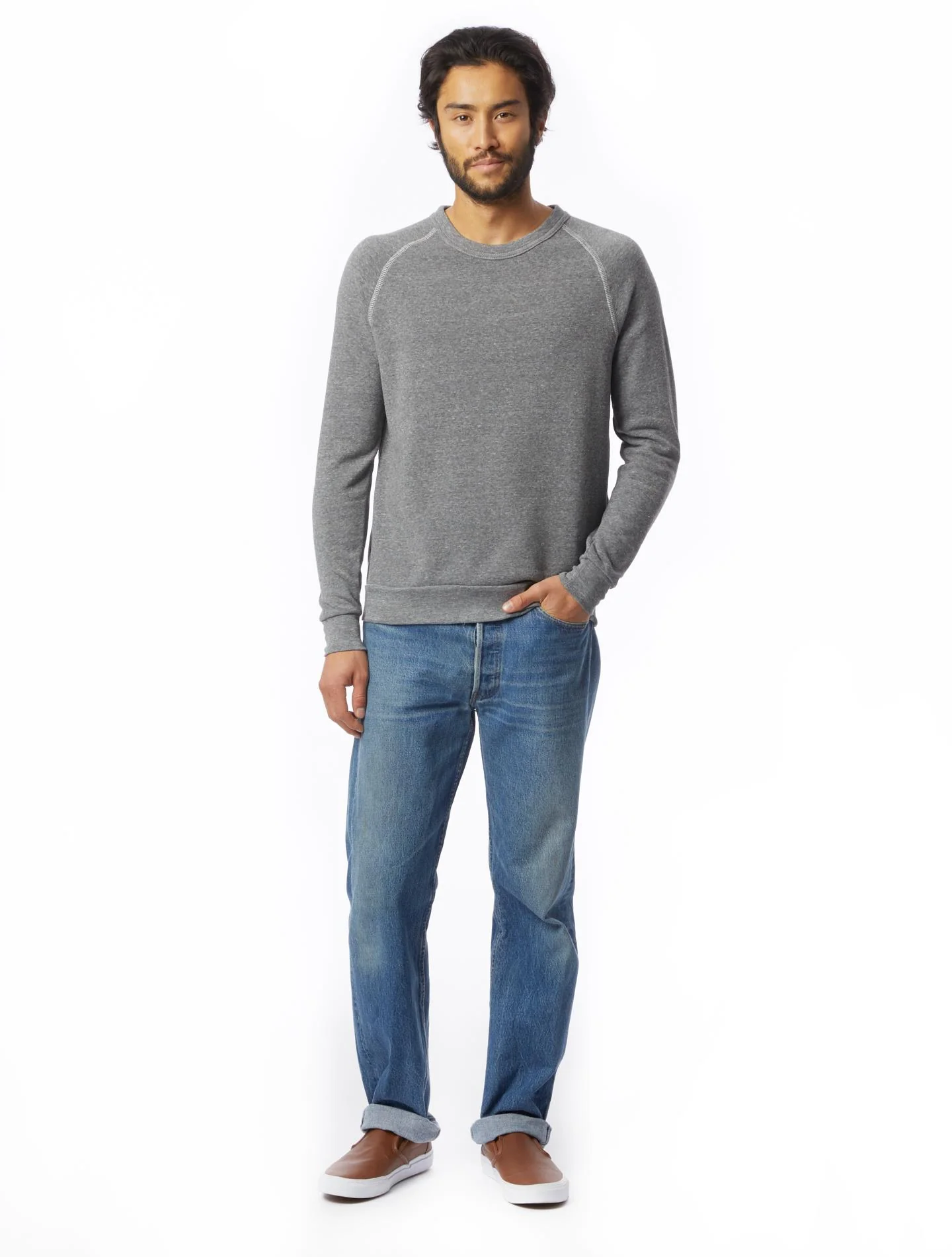 Champ Fleece Sweatshirt (Eco Grey) - Image 4