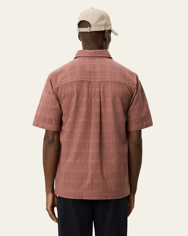 Charlie SS Shirt (Cognac Red) - Image 4
