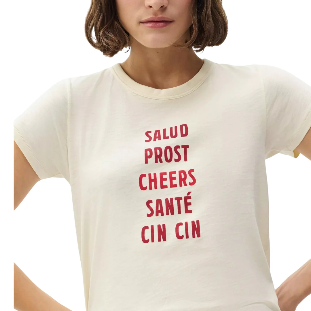 Cheers Tee (Ivory) - Image 2