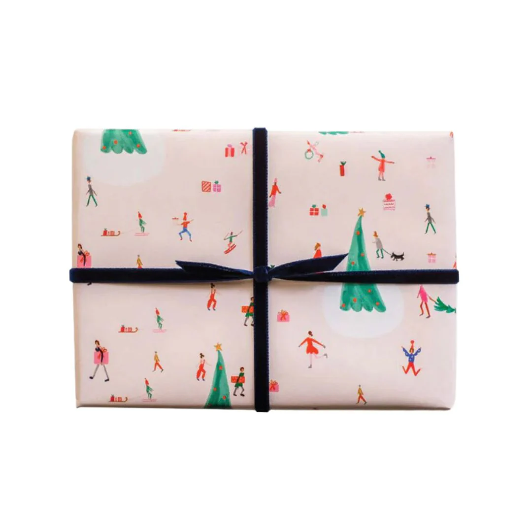 Christmas In Copenhagen Holiday Gift Wrap (Roll of 3 Sheets)