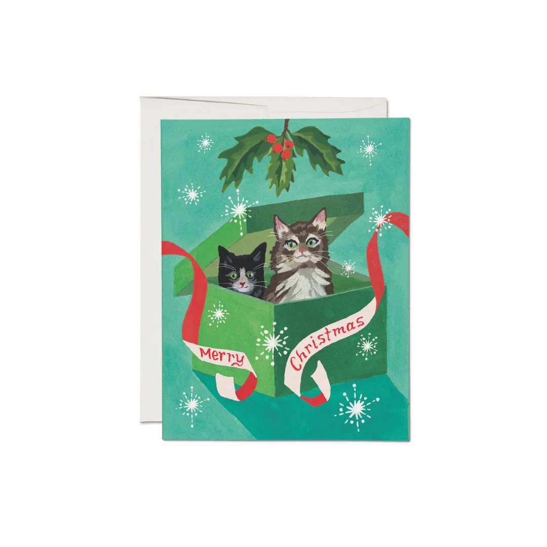 Meowy Christmas Holiday Boxed Card Set