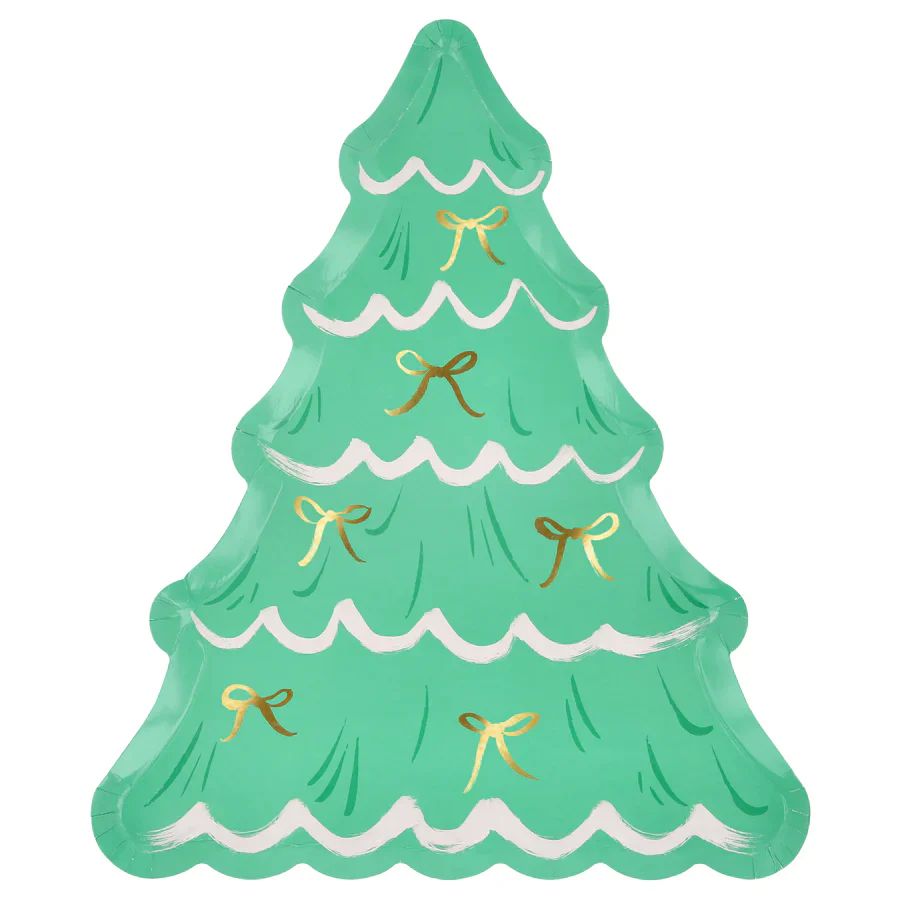 Christmas Tree With Bows Plates - Image 4