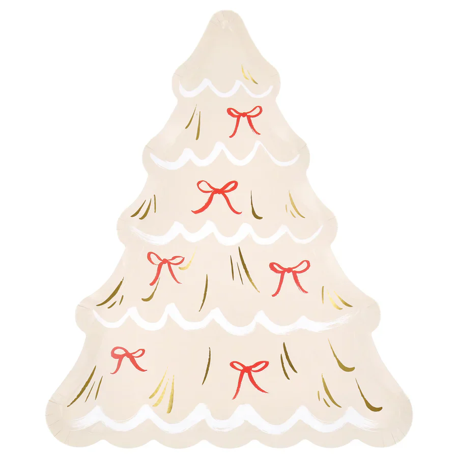 Christmas Tree With Bows Plates - Image 6