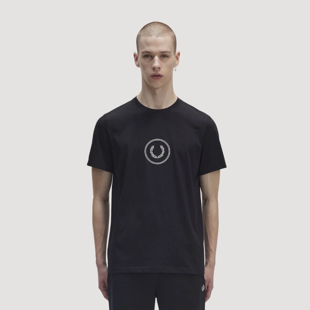 Circle Branding T-Shirt (Black) - Image 2