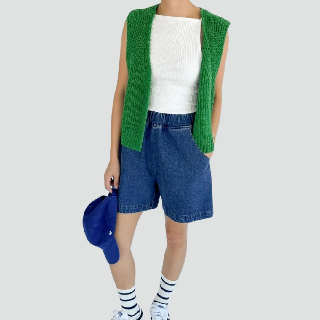 City Shorts (Blue Denim) - Image 2
