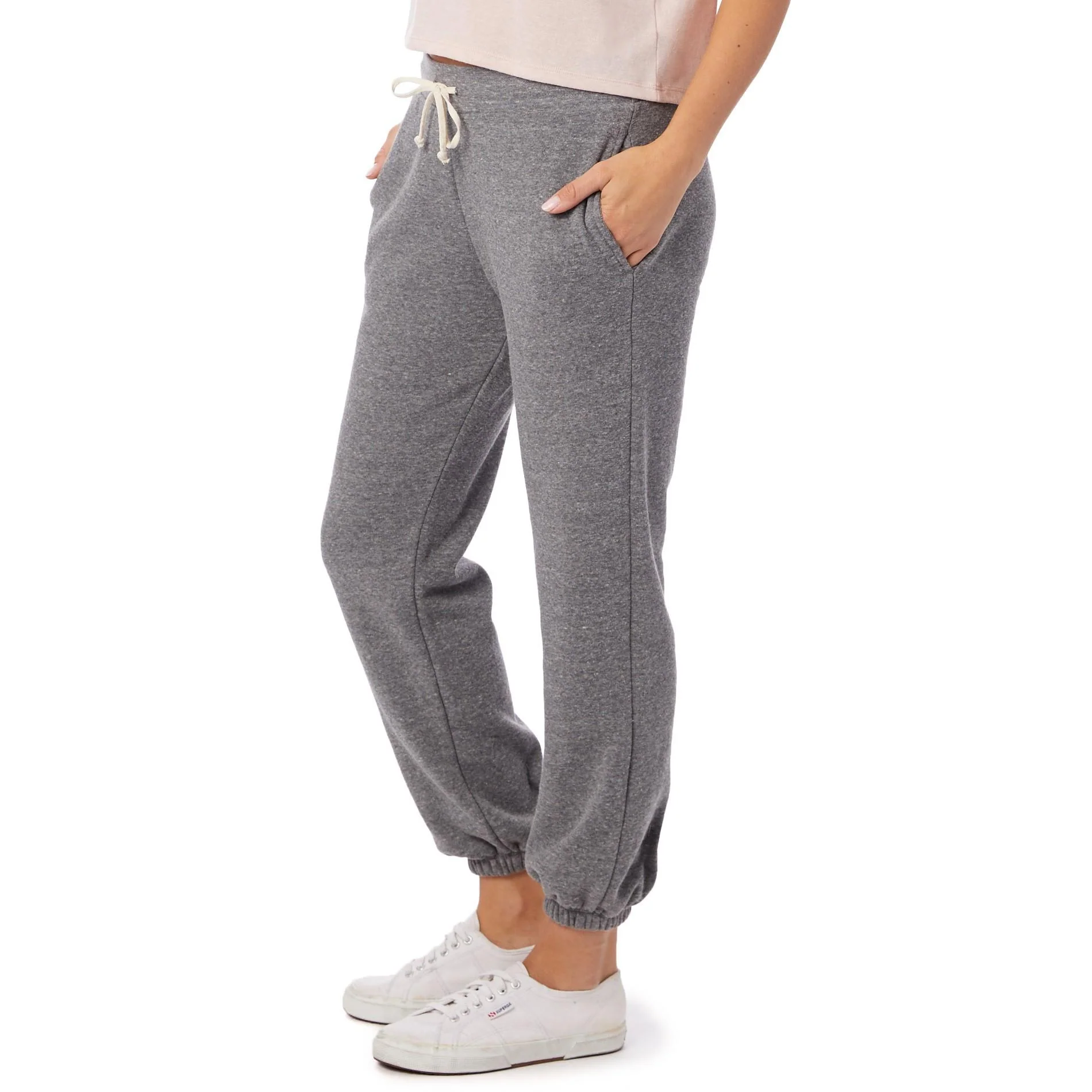 Classic Eco-Fleece Sweatpants (Grey) - Image 2