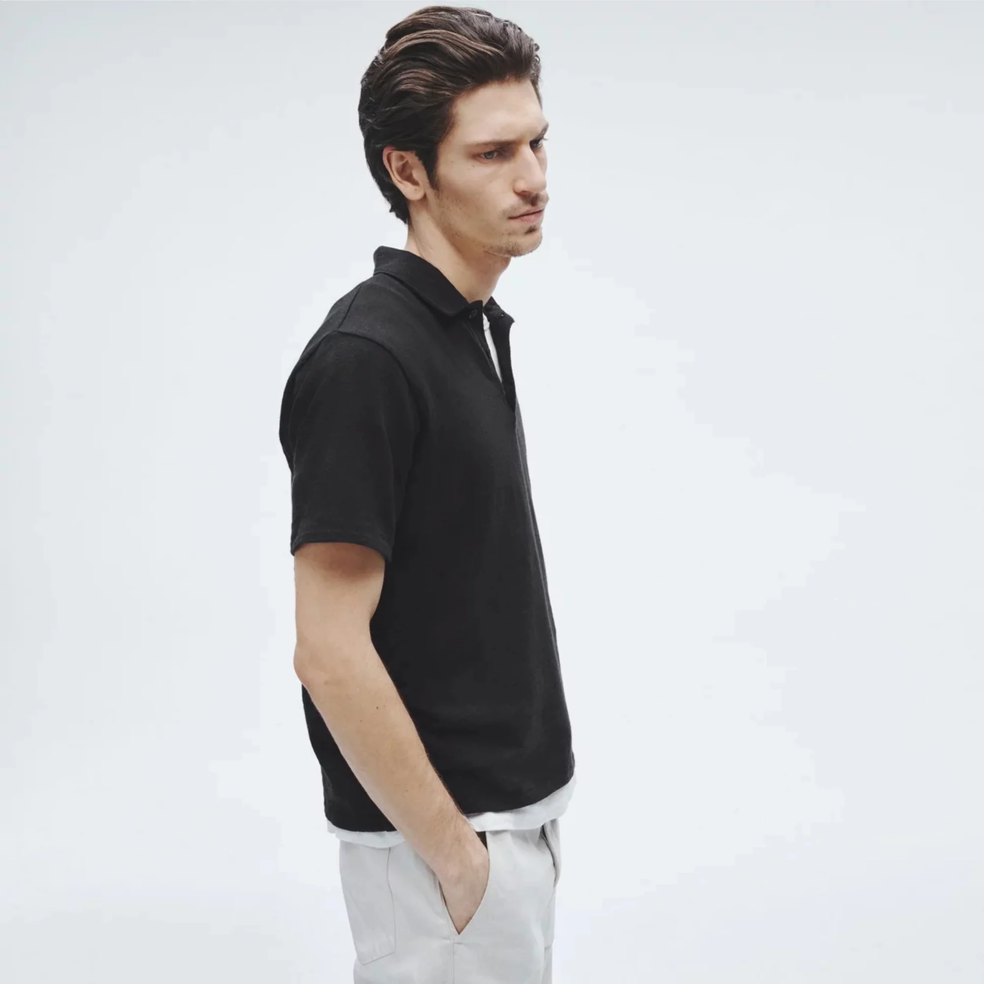 Classic Flame Polo (Black) - Image 2