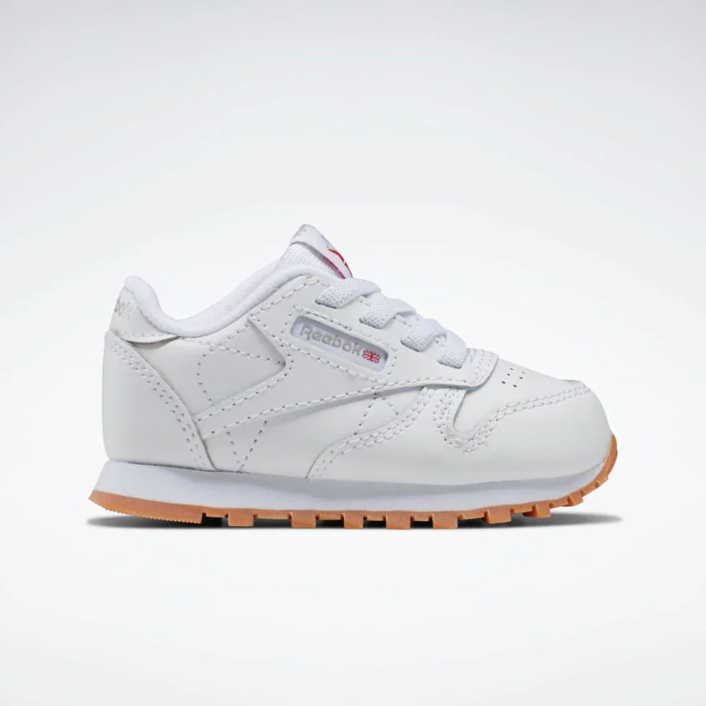 Classic Leather Shoes Infant (Ftwr White + Ftwr White + Reebok Rub)