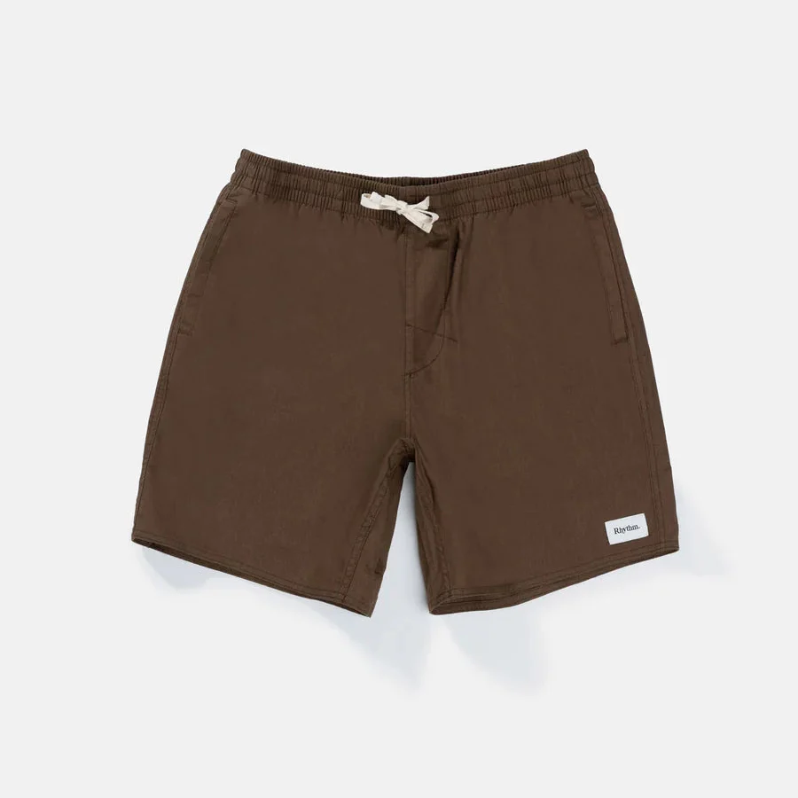 Classic Linen Jam Shorts (Chocolate)