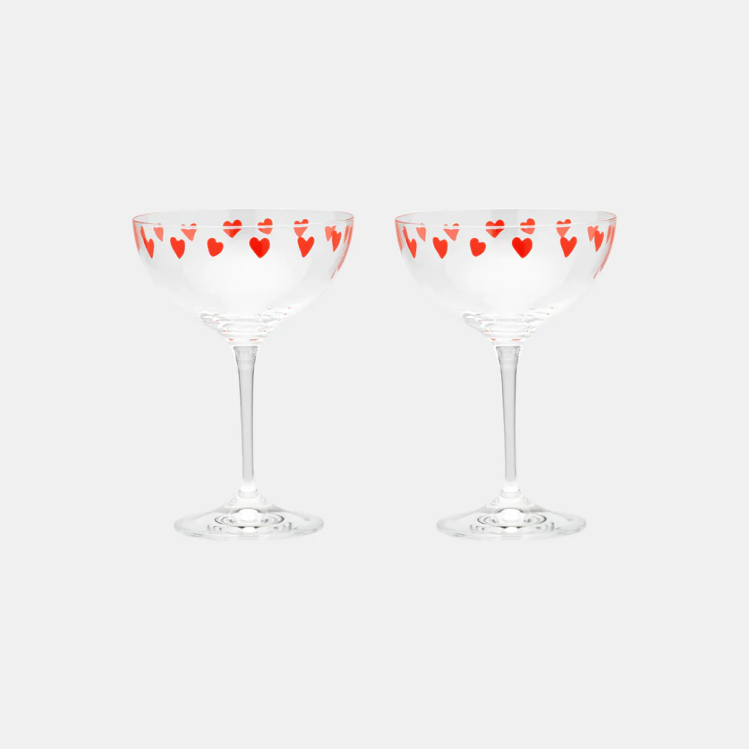 Classic Love Champagne Glass | Set of 2