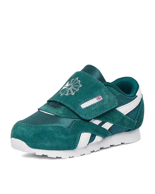 Classic Nylon Infant (Metal Green + Ftwr White + Metal Green) - Image 5