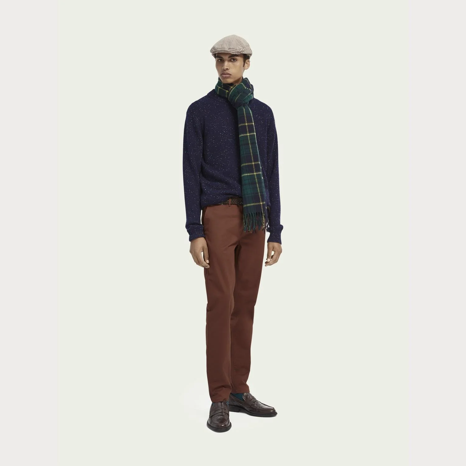 Classic Wool-Blend Crewneck Pullover (Navy) - Image 2