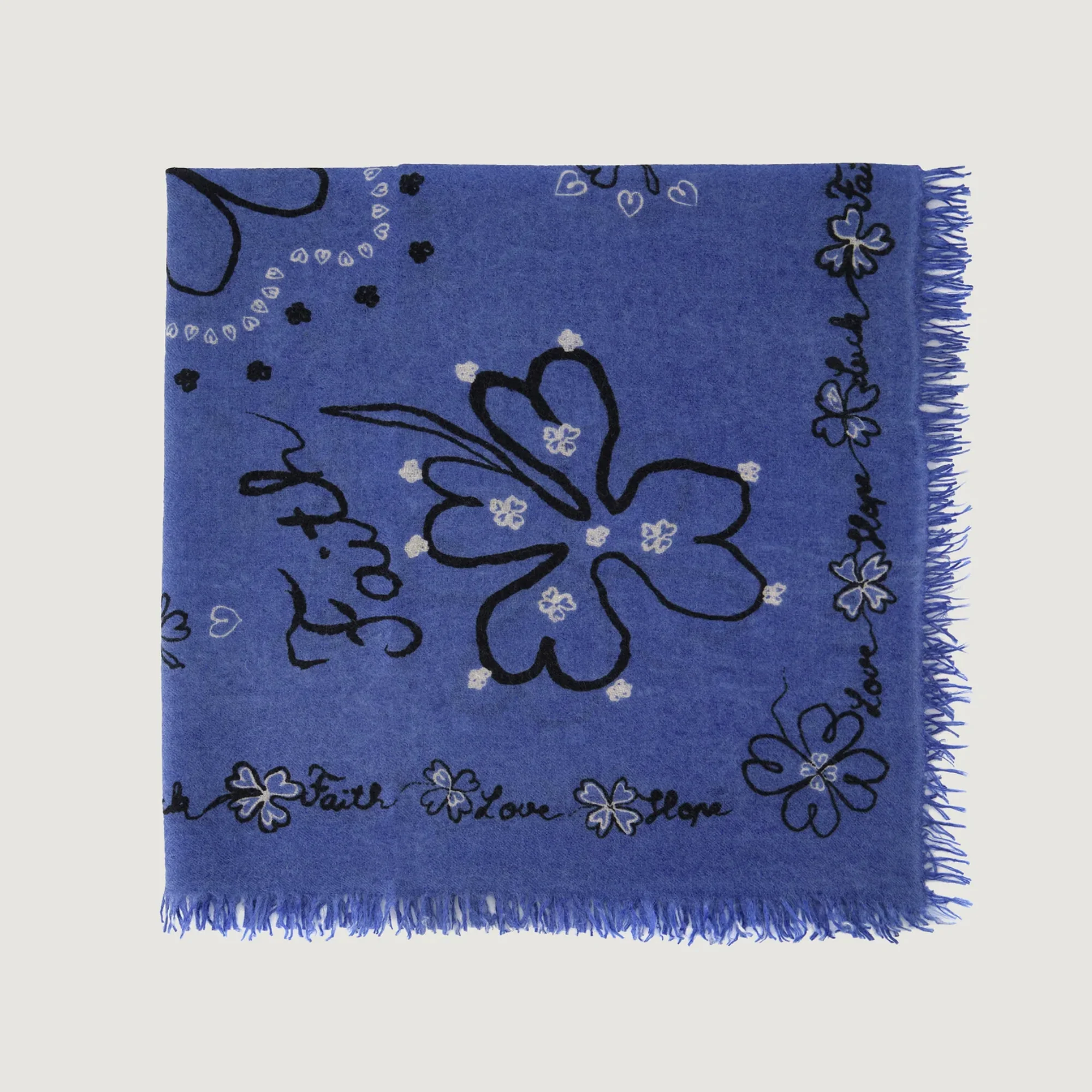 Clovers Bourdalou Cashmere Bandana - Image 11