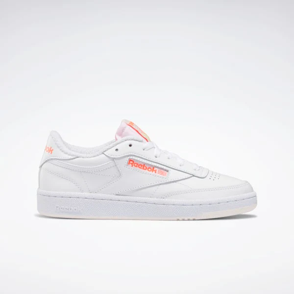 Club C 85 (White + Orange)