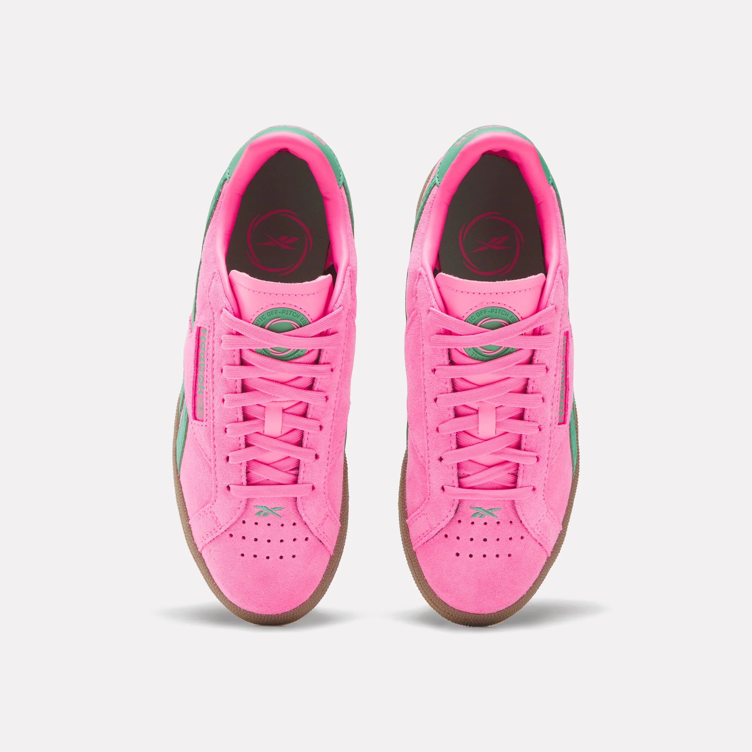 Club C Ground UK Shoes (Atomic Pink + Upgrade Green + Gum) - Image 2
