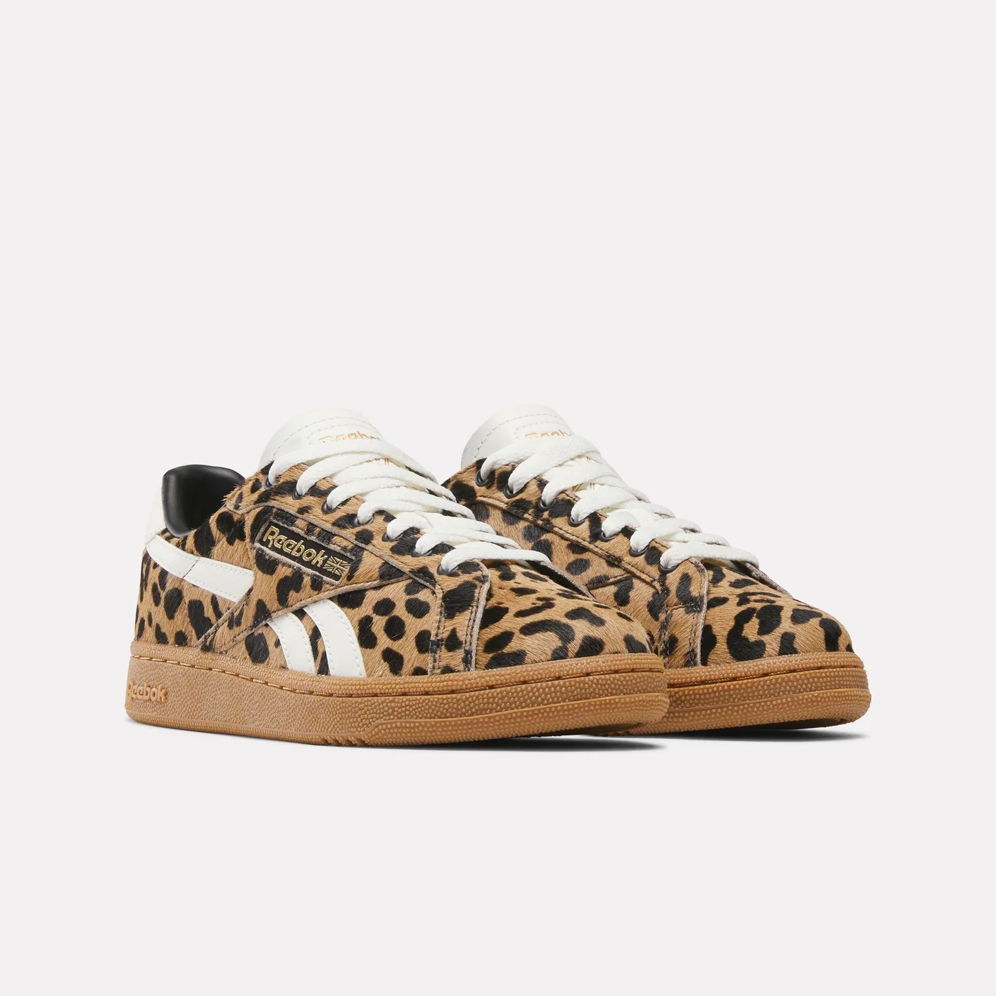 Club C Grounds UK Shoes (Cheetah + Cheetah + Chalk) - Image 2