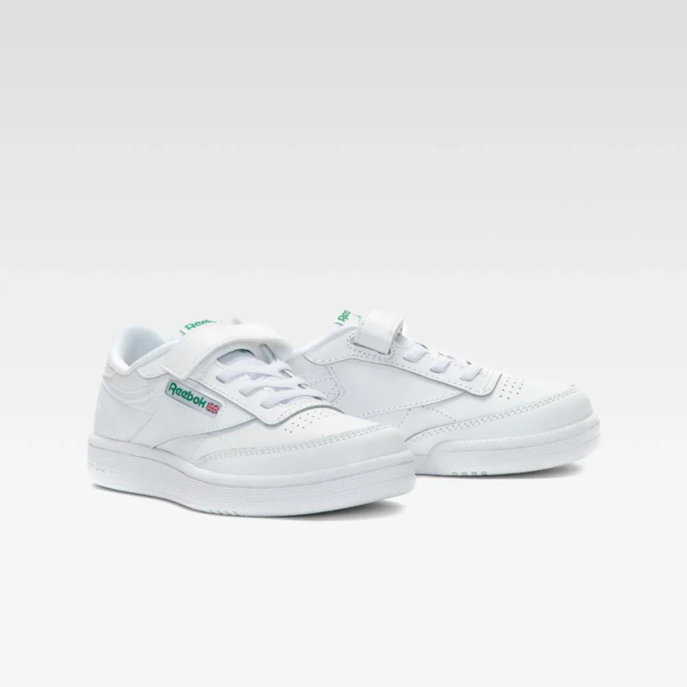 Club C Shoes Preschool (White + Glen Green) - Image 3