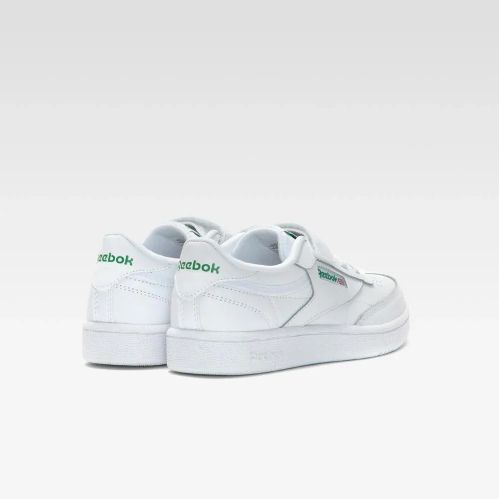 Club C Shoes Preschool (White + Glen Green) - Image 4