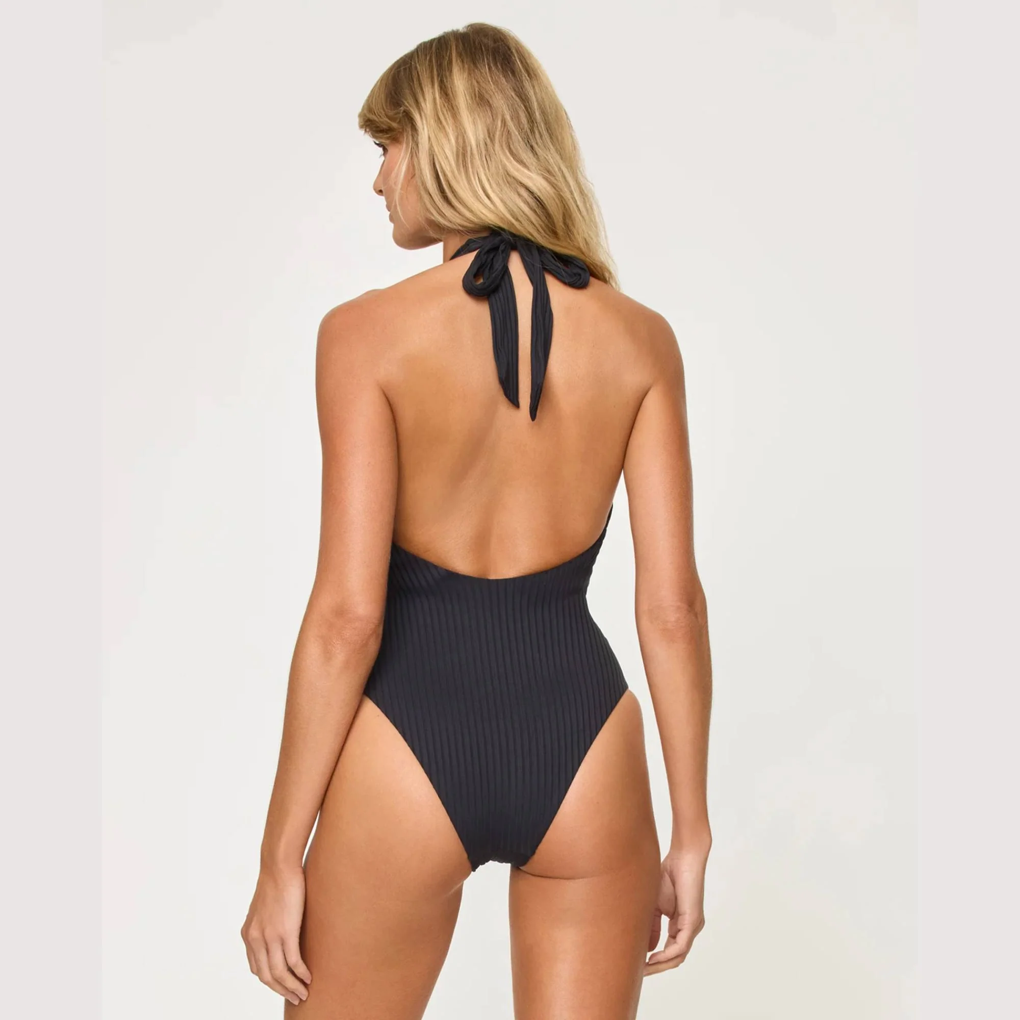 Coast To Coast One Piece Swimsuit (Black) - Image 4