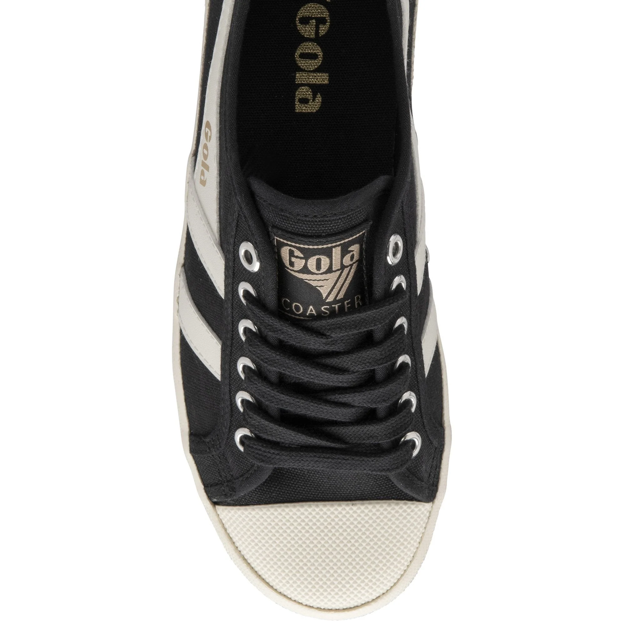Coaster Sneaker (Black + Off White + Gold) - Image 5