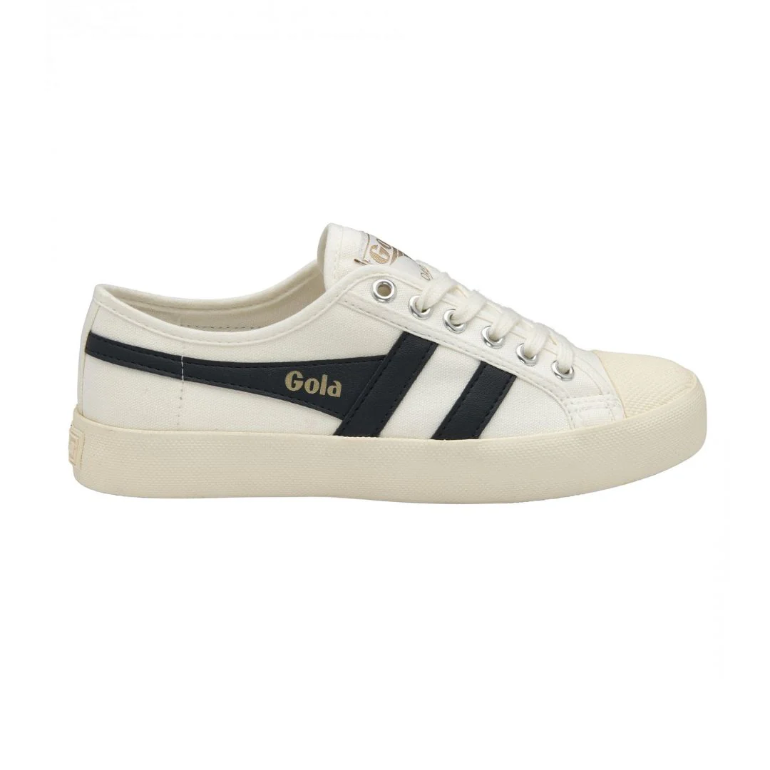 Coaster Sneaker (Off White + Navy)