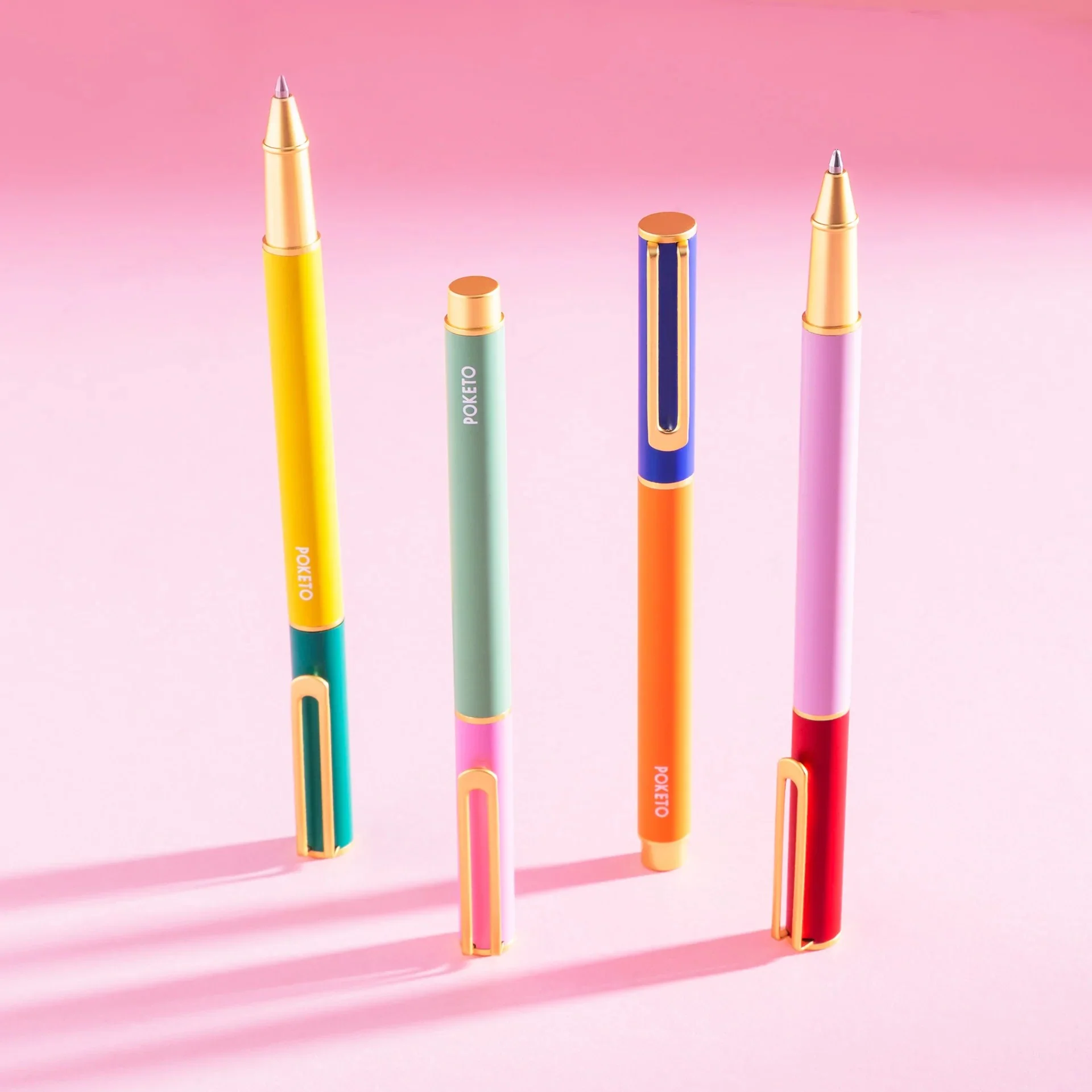 Colorblock Cap Pen Set - Image 3