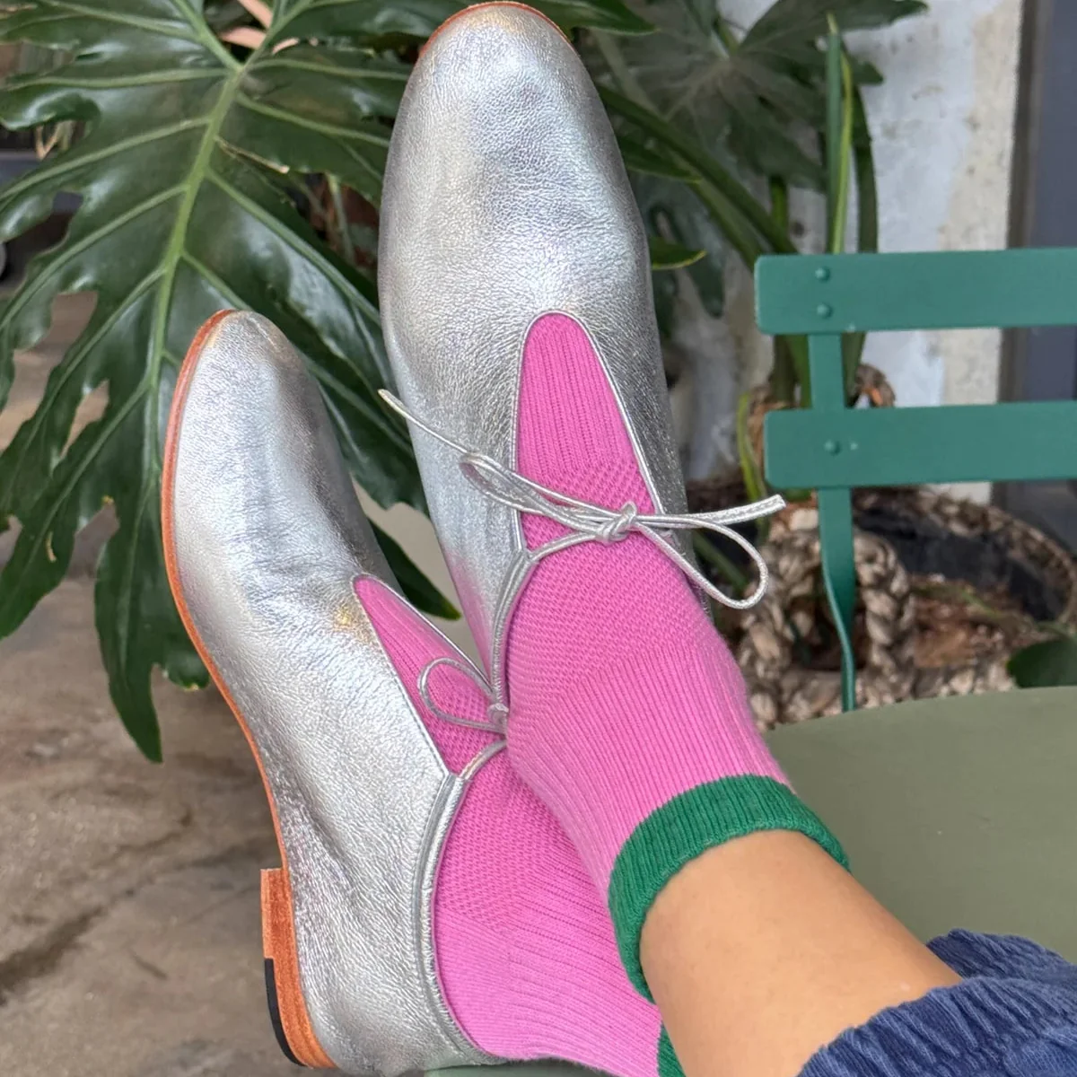 Colour Block Girlfriend Socks - Image 5
