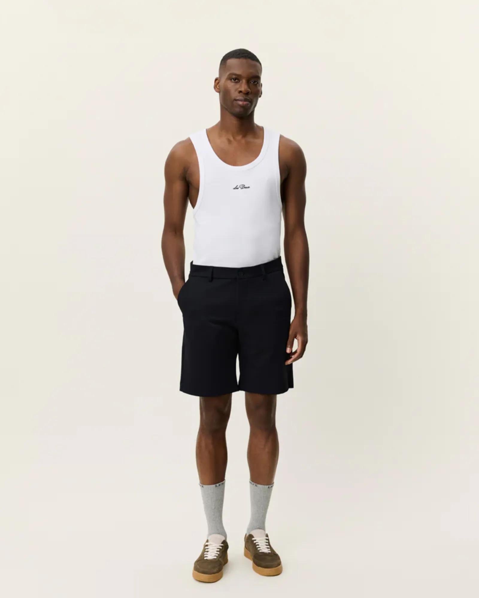 Como Reg Solid Shorts (Dark Navy)