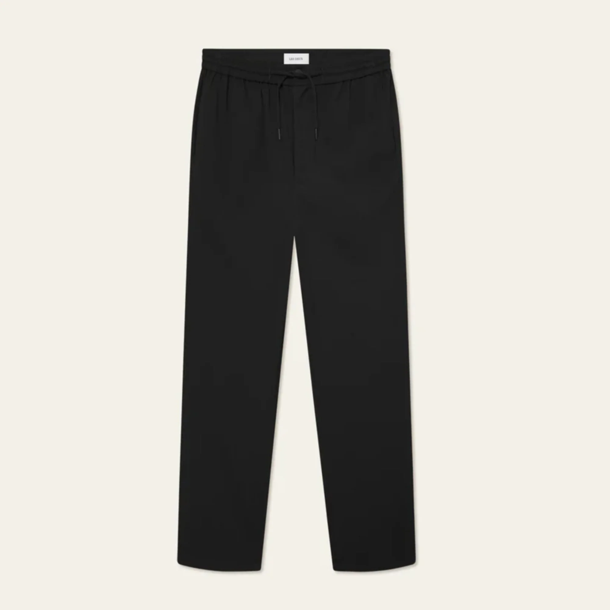 Como Tapered Drawstring Pants (Black) - Image 2