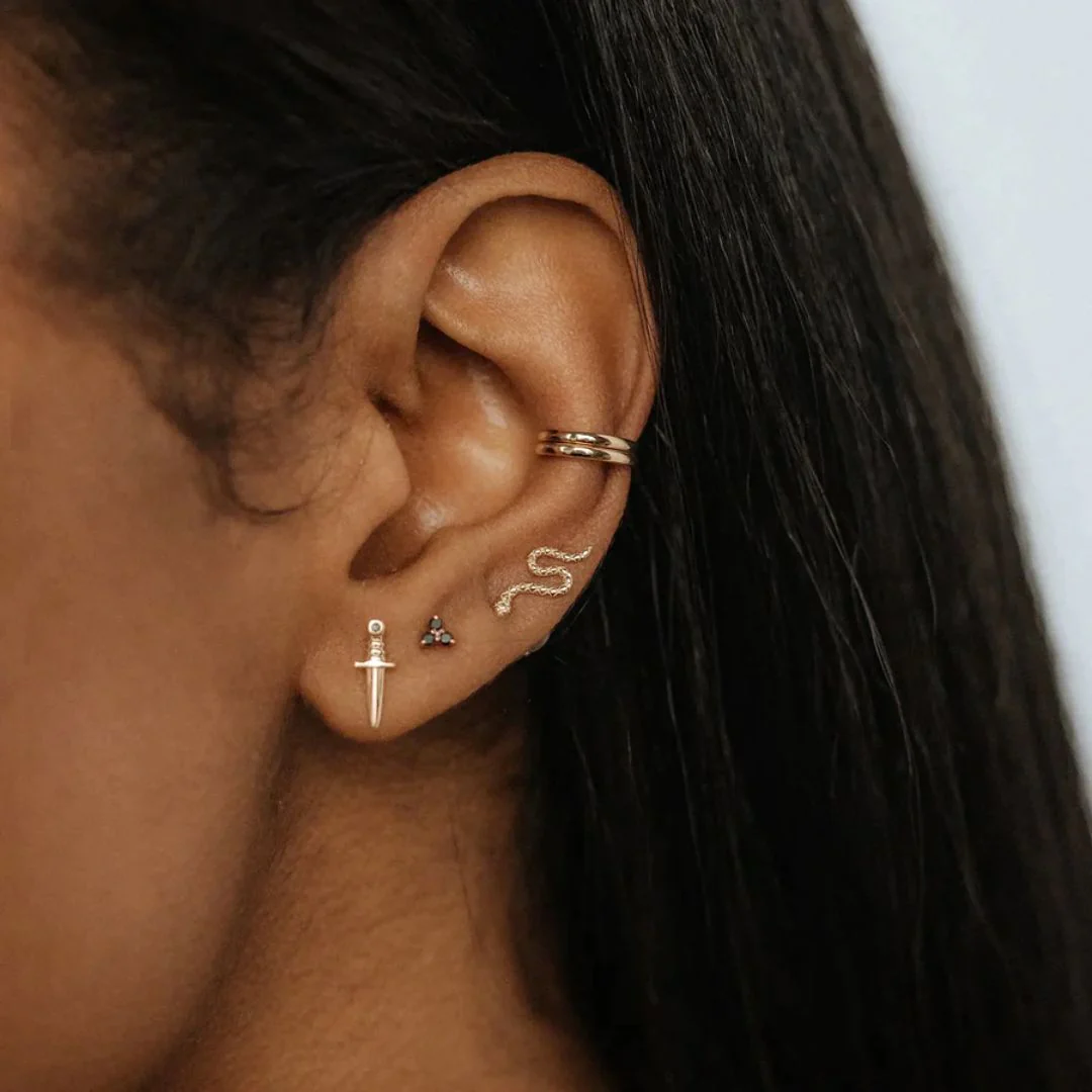Guardian Ear Cuff (14K Gold) - Image 2