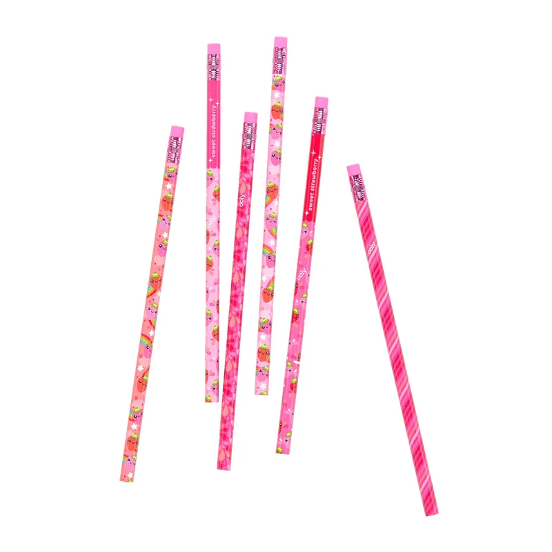 Lil’ Juicy Scented Graphite Pencils (Strawberry) - Image 2