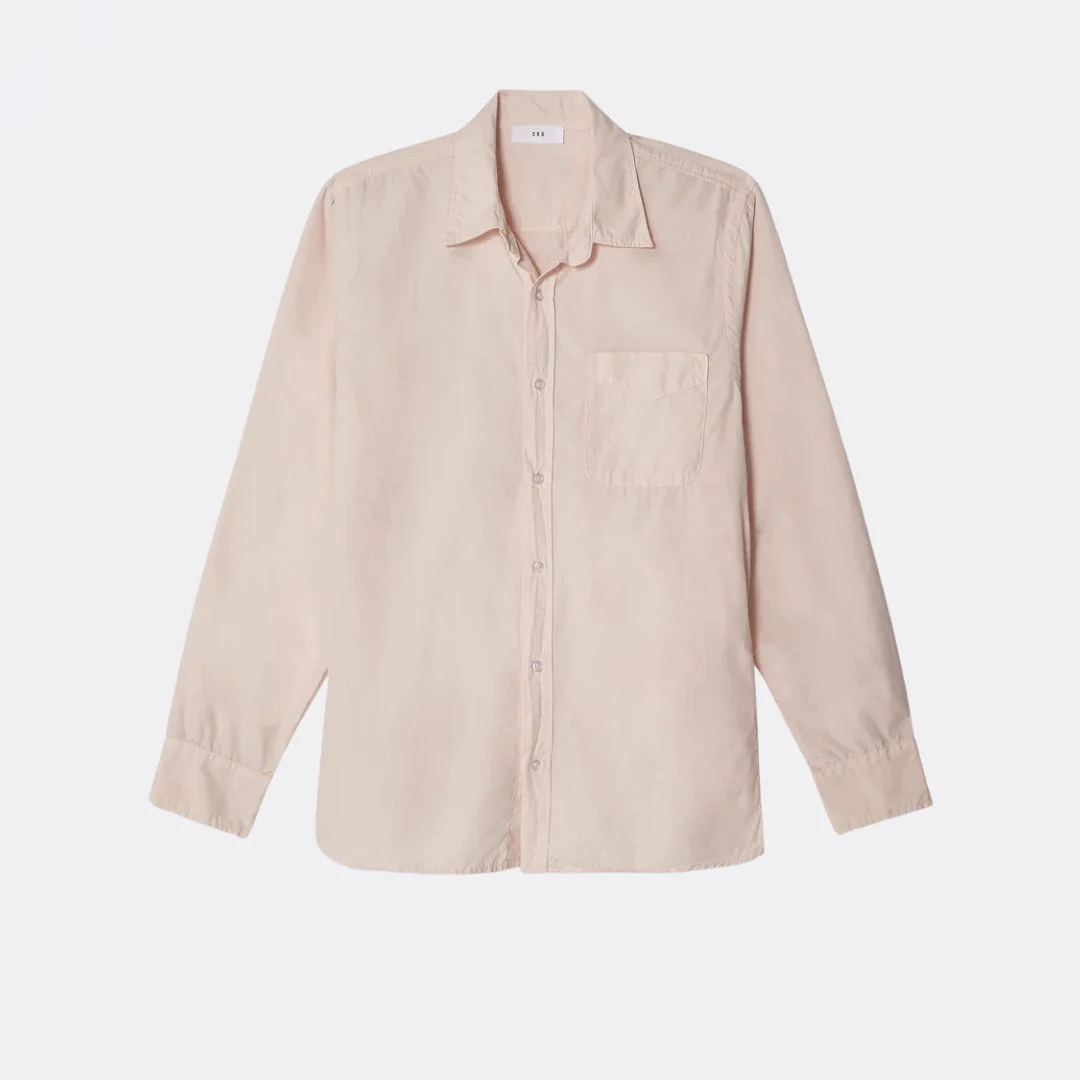 Standard Poplin Shirt (Petal)