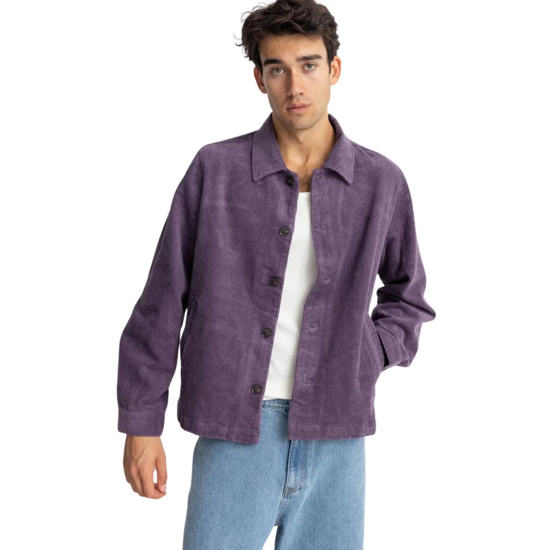 Cord Langley Jacket (Plum) - Image 2