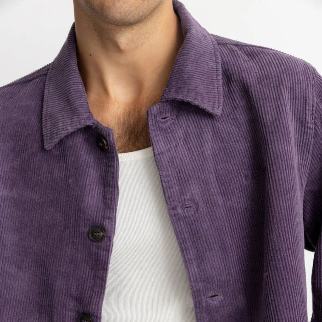 Cord Langley Jacket (Plum) - Image 3