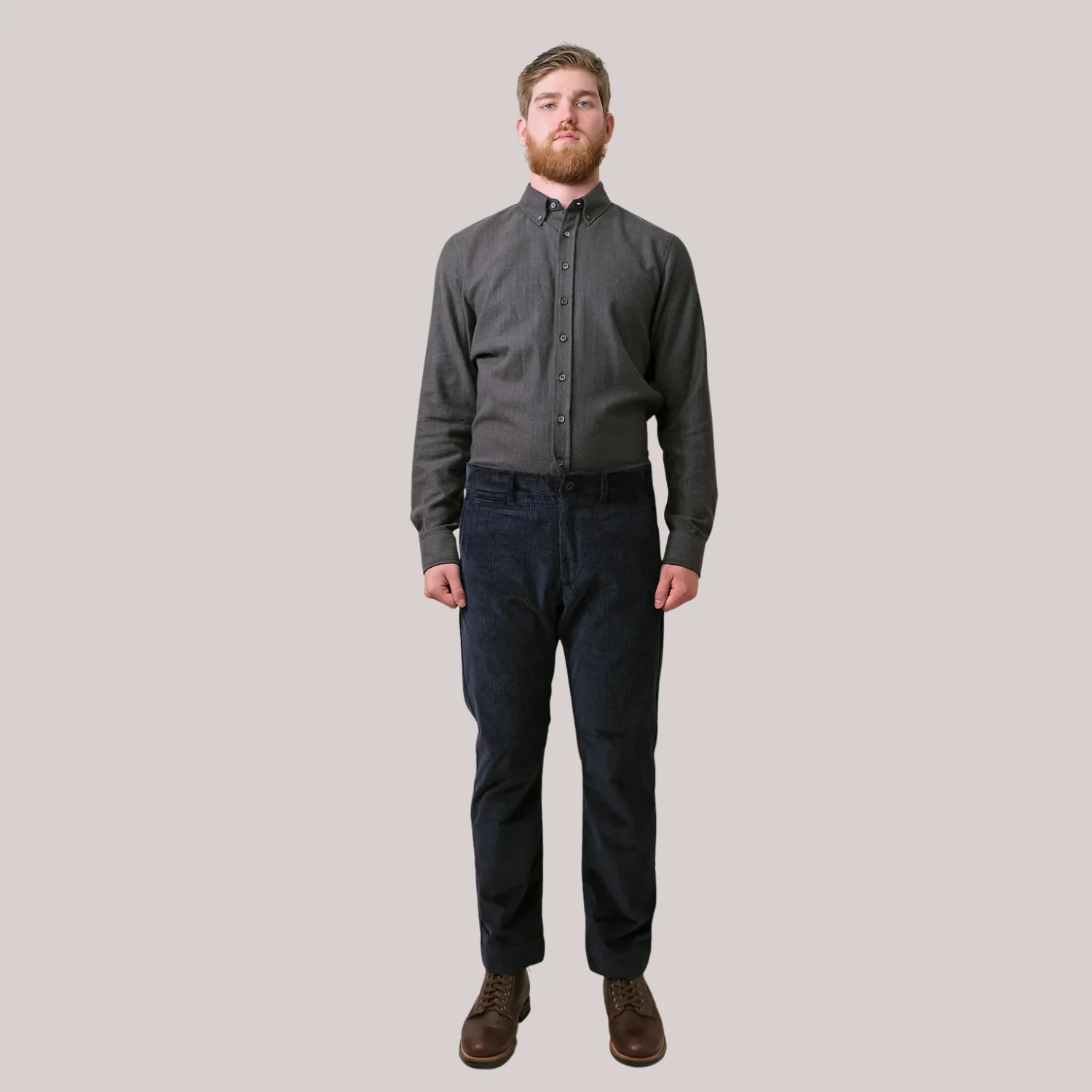 Corduroy Camp Pant (Navy) - Image 5