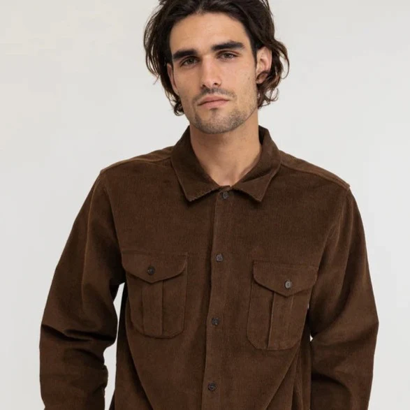 Corduroy Shirt (Chocolate) - Image 2