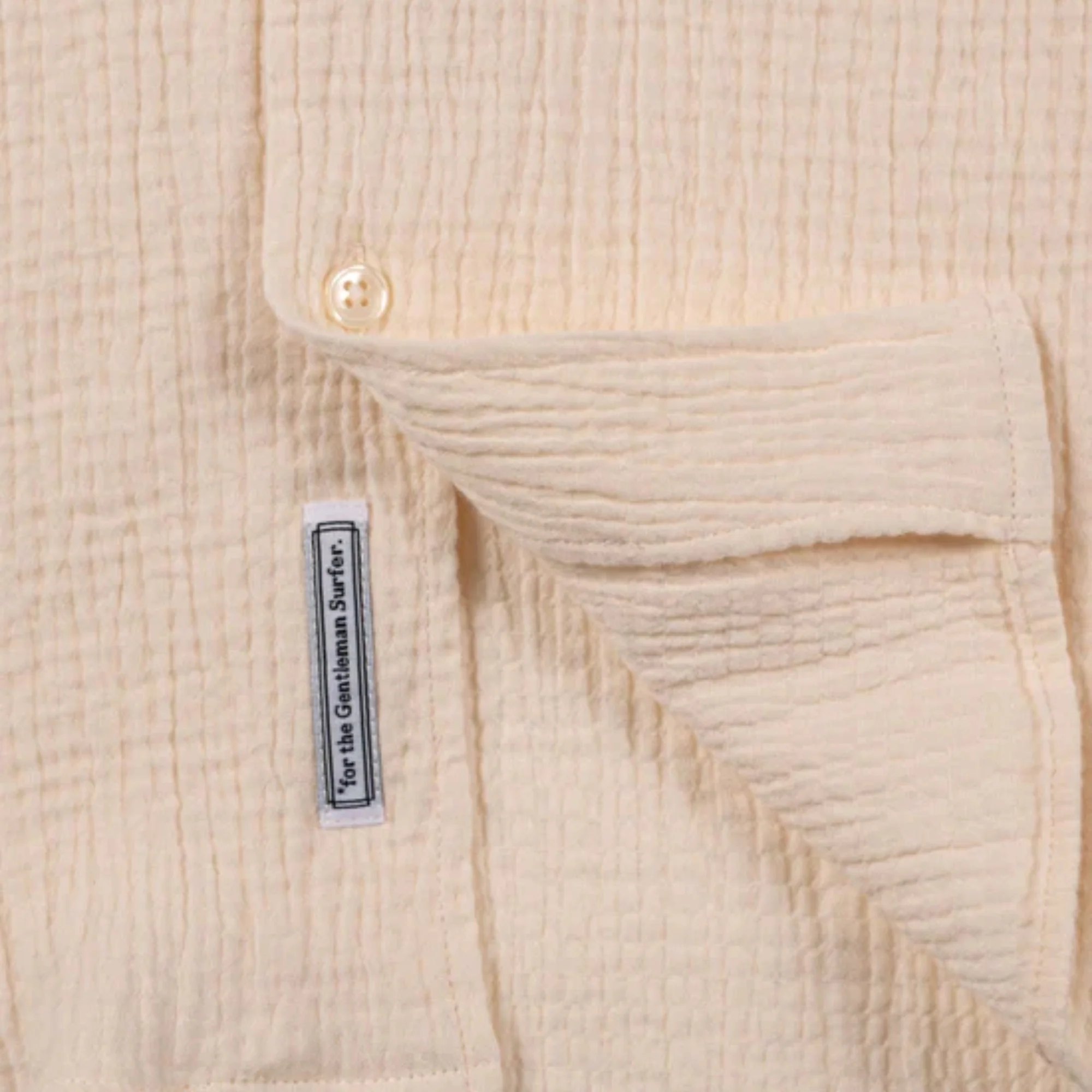 Cotton Gauze Cube-Neck Blouse - Image 7