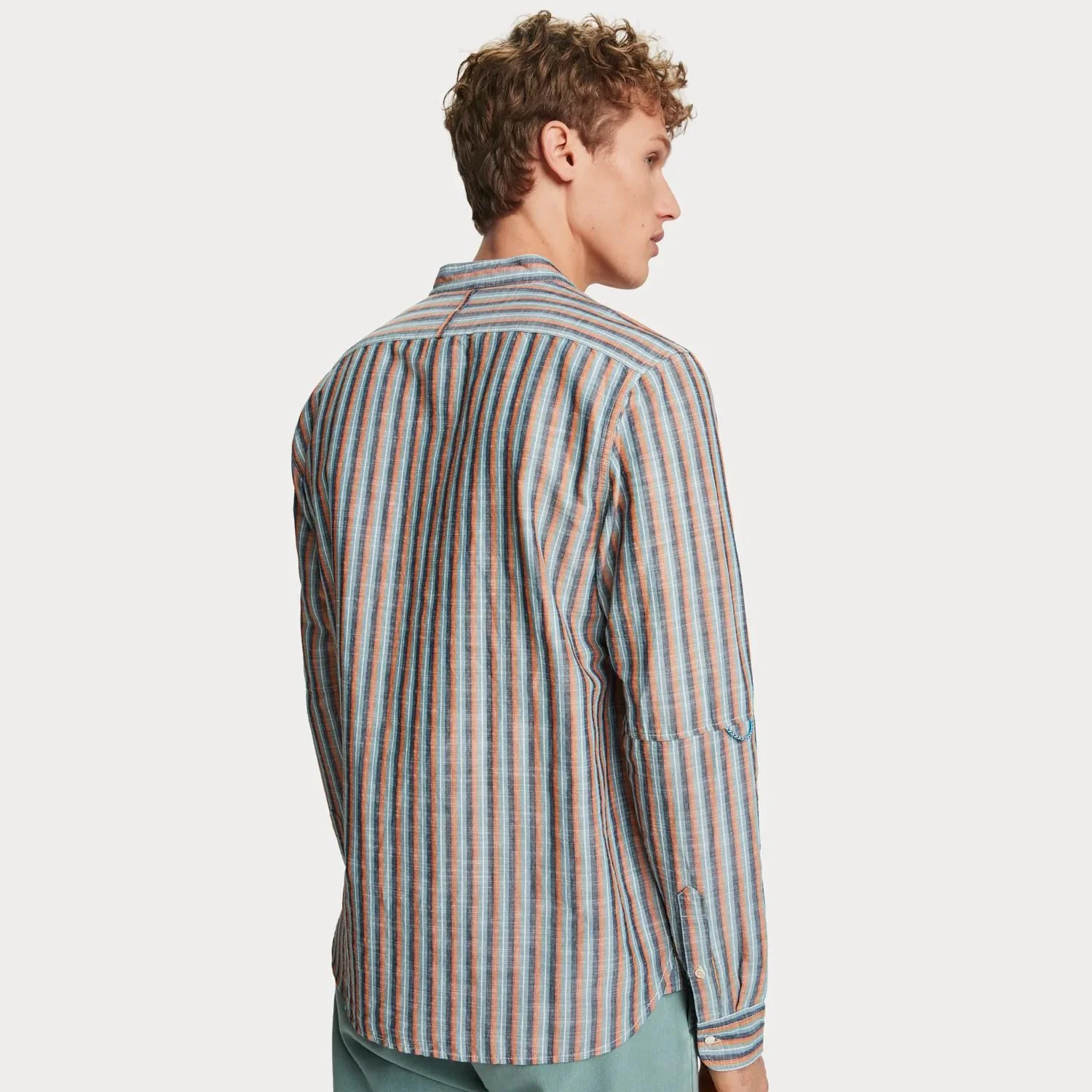 Cotton Linen Shirt (Summer Stripe) - Image 3
