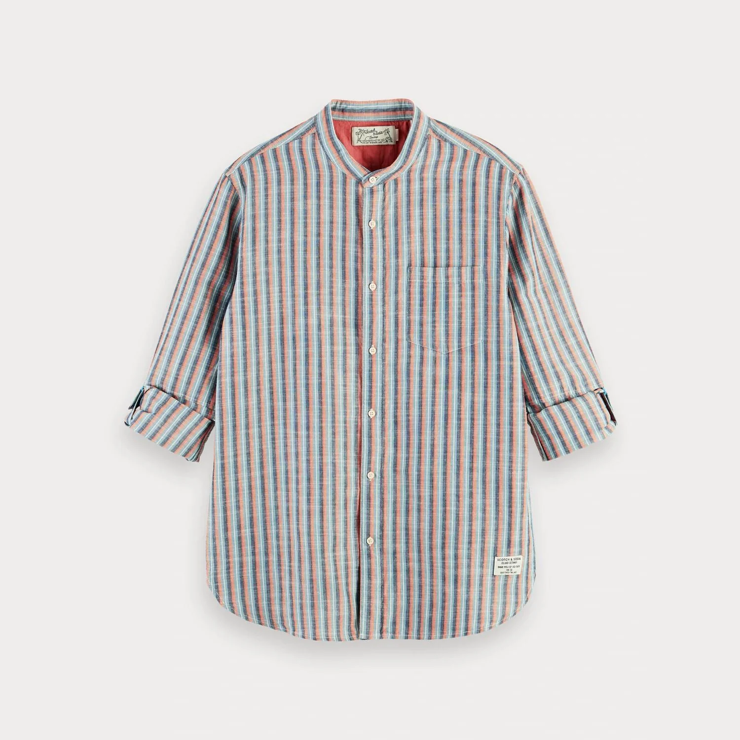 Cotton Linen Shirt (Summer Stripe) - Image 4