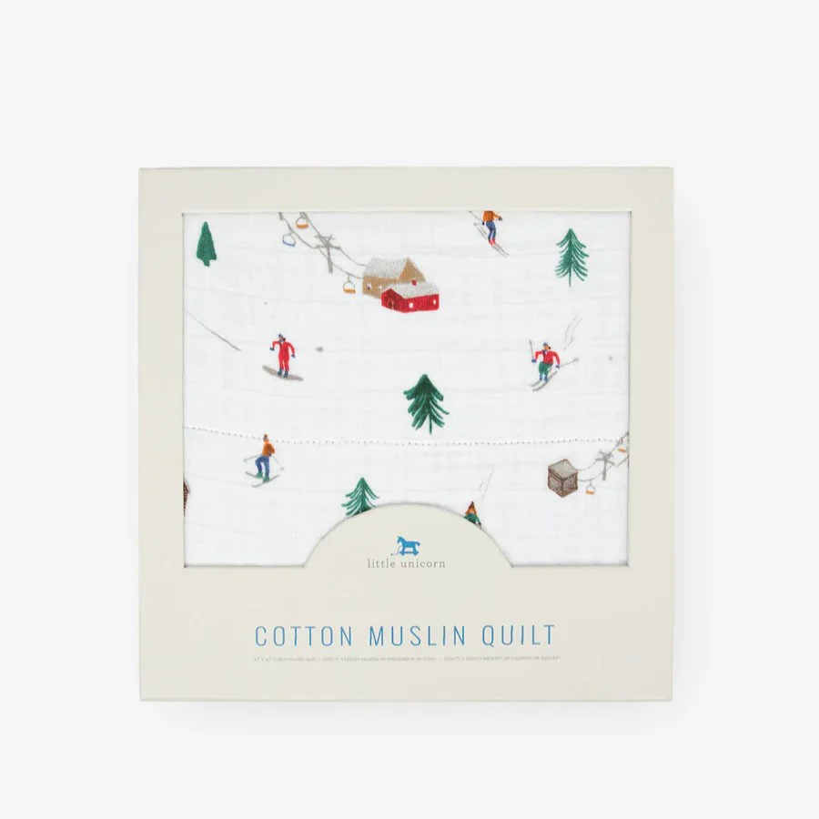 Cotton Muslin Quilt (Powder Party)