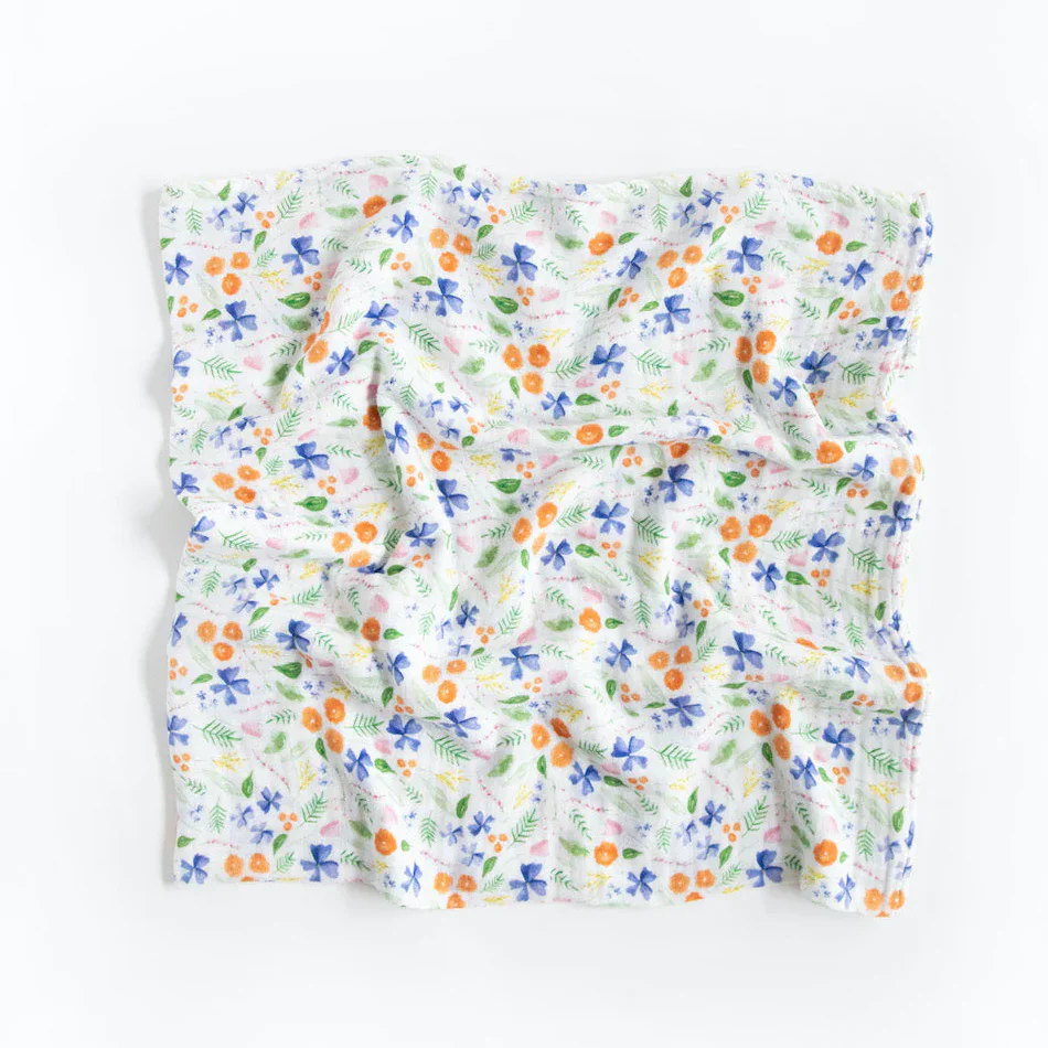 Cotton Muslin Swaddle (Mountain Bloom) - Image 2
