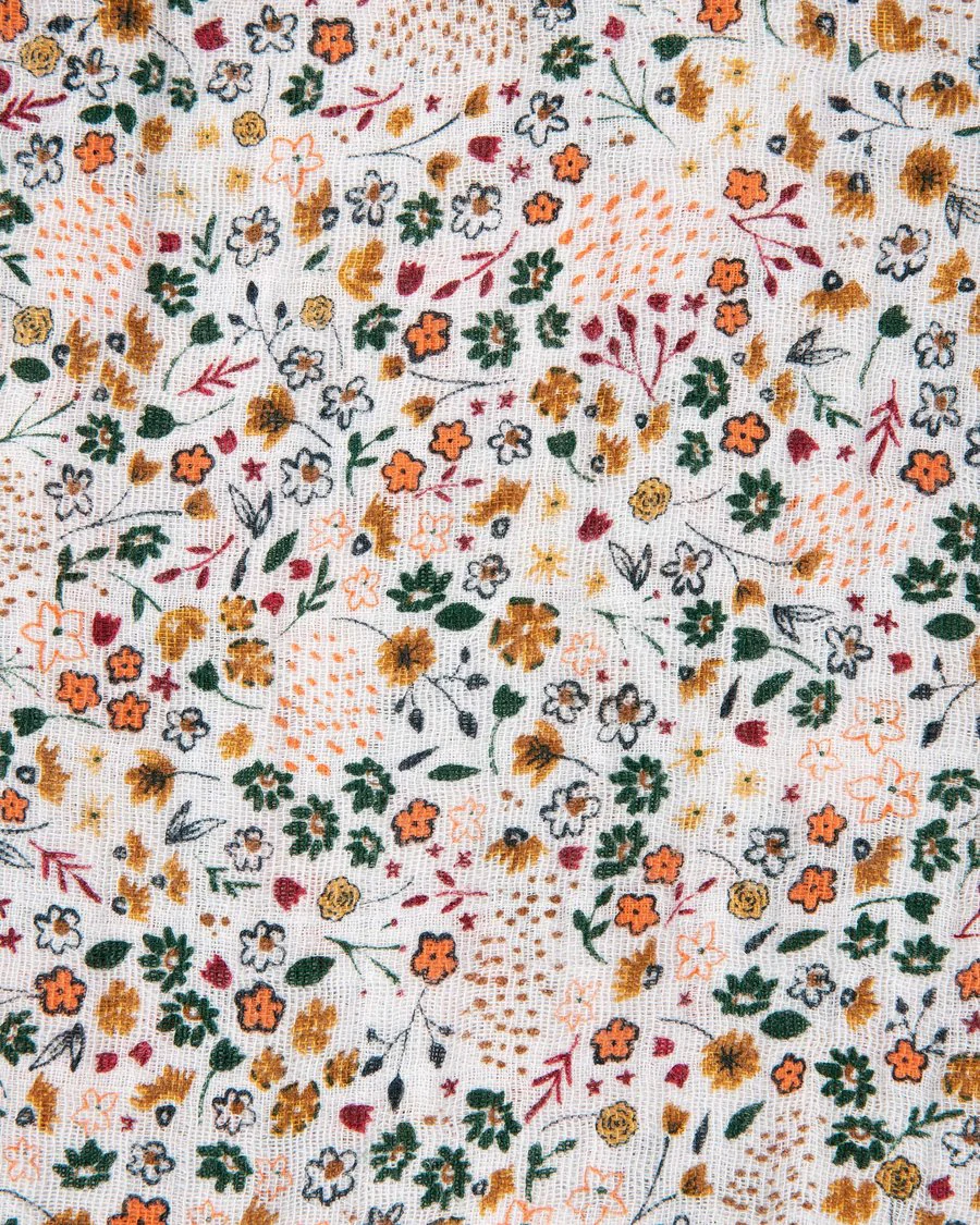 Cotton Muslin Swaddle (Pressed Petals) - Image 3