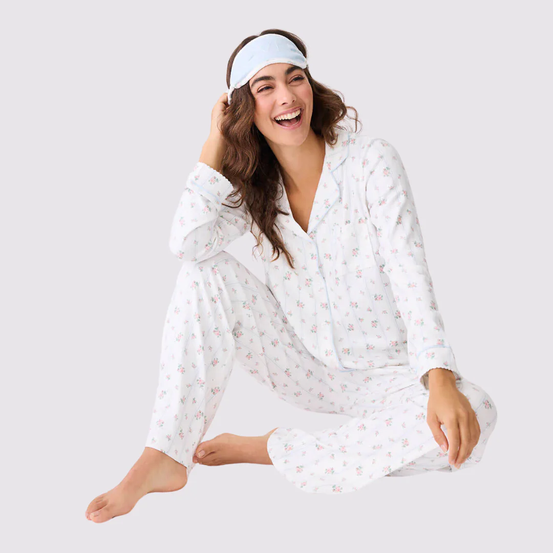 Crazy In Love PJ Set (Ivory) - Image 2